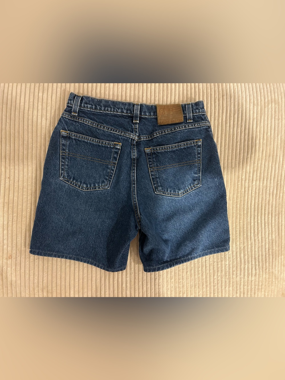 Ralph Lauren Dark Blue Denim Jean Shorts
